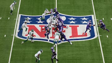 The Minnesota Vikings running back is listed as questionable after being forced off with an injury in the Week 5 win over the New York Jets.