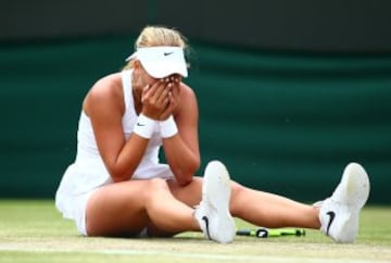 Serena Williams gana la final de Wimbledon de Contra la alemana Angelique Kerber en dos set 7-5 y 6-3