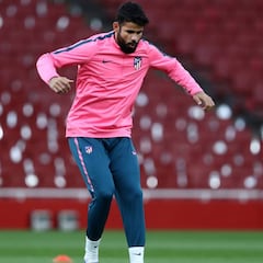 Buenas noticias para Simeone: Costa se entrena sin problemas