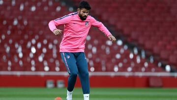 Buenas noticias para Simeone: Costa se entrena sin problemas