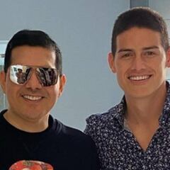 James y su encuentro en Madrid con Peter Manjarrés