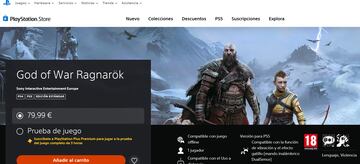 Prueba God of War Ragnarök