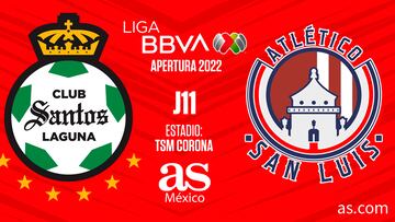 Santos Laguna – Atlético de San Luis en vivo: Liga MX, Apertura 2022 en directo