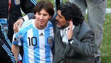 Maradona lucha por Messi: "Está solo; le llamaré para que siga"