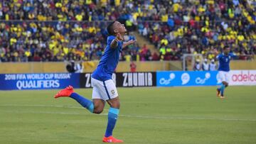Brasil goleó a Ecuador y dejó atrás una histórica racha