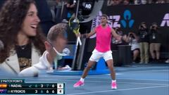 Eufórica reacción al triunfo de Nadal y Kyrgios admite su derrota
