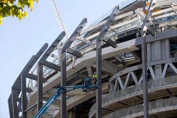 Así avanzan las obras del Santiago Bernabéu