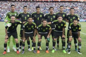 El 11 inicial de México.