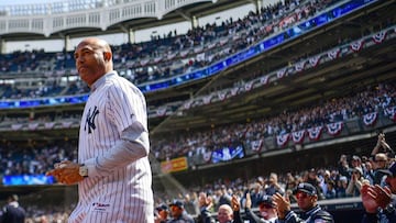El cerrador panameño es una de las leyendas de los 'Bombarderos del Bronx' y en su primer año como miembro del Salón de la Fama regresa a Yankee Stadium.