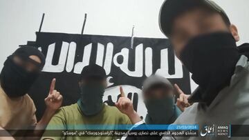 El ISIS publica la imagen de los terroristas del atentado de Mosc¨²