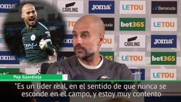 Si Silva oye a Guardiola se pone rojo: tremendo elogio del DT