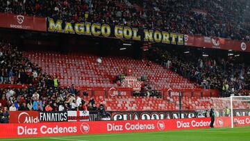 Imagen de la grada de Gol Norte.