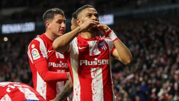 Lodi celebra el 1-0 en el Atl&eacute;tico-Celta.