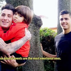 El lado más entrañable de las estrellas del Atleti: vea el making of del calendario