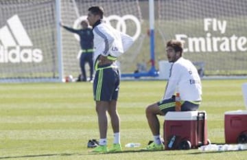 Cristiano Ronaldo y Lucas Silva.