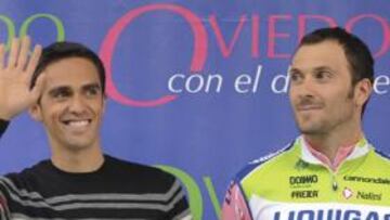 Basso: "Contador ganará si mantiene el nivel del Giro"