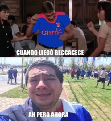 Beccacece, foco de las burlas tras nueva fracaso de la U