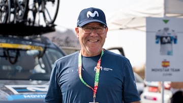 Torrontegui, con el Movistar en el Tour de Omán