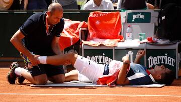 Drama: Almagro se retira entre lágrimas por la rodilla izquierda