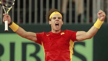 Los 5 mejores puntos de Nadal en Copa Davis: absolutamente salvaje