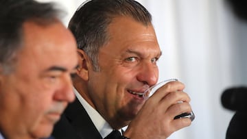 Futbol, Junta de accionistas Colo Colo.
Se realiza la Junta Ordinaria de Accionistas de Blanco y Negro en el estadio Monumental en Santiago, Chile.
28/04/2024
Jonnathan Oyarzun/Photosport
Football, Colo Colo shareholders meeting.
The Ordinary Shareholders' Meeting of Blanco y Negro is held at the Monumental stadium in Santiago, Chile.
28/04/2024
Jonnathan Oyarzun/Photosport