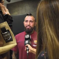 Los elogios de Vidal a Messi: "Es una alegría estar con él"