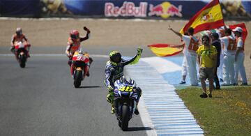 En 2016 ganó Rossi por delante de Jorge Lorenzo y Marc Márquez
