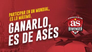 Llega el Mundial de los Ases, juega y gana grandes premios