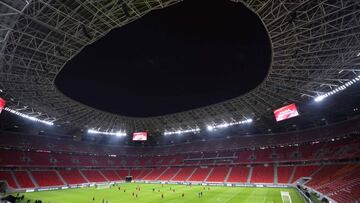 Estadio de fútbol Puskas Arena.