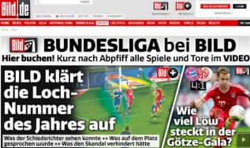 Portadas de la prensa extranjera