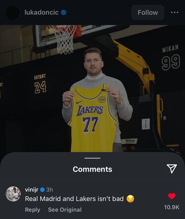Vinicius Jr issues personal comparison over Doncic to Lakers