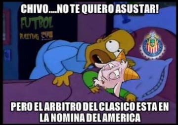 Los mejores memes del Clásico Nacional Chivas vs América