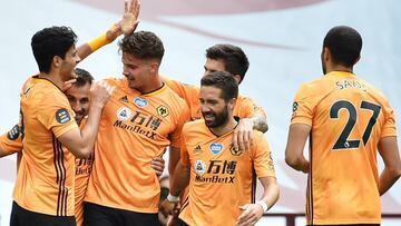 Wolverhampton y Raúl Jiménez ligan tres triunfos en la Premier