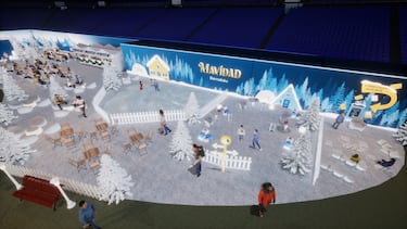 Talleres de pintacaras, piscina de nieve o zonas artísticas.