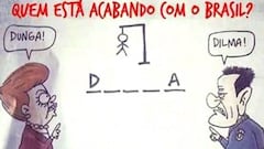 Estas burlas a Dunga y Dilma causan revuelo en Brasil