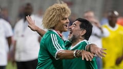 El Pibe y Maradona, fútbol y magia en la cancha