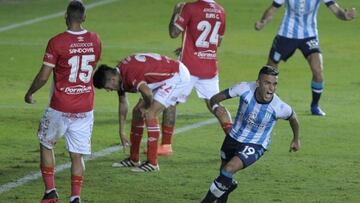 Miranda rompió el silencio en el marcador y Racing venció a Argentinos