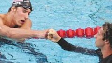 <b>GRANDES RIVALES. </b>La rivalidad Phelps-Thorpe trasciende la piscina.