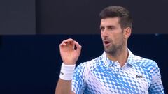 El momento más tenso de Djokovic en pleno partido: “¿Le podéis decir a este borracho...?”