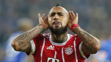 Arturo Vidal destaca en el equipo ideal del Bayern de la década