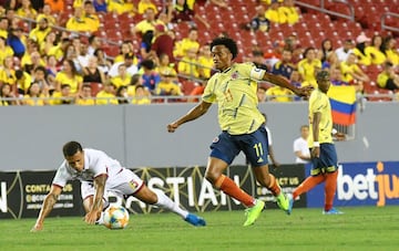 Colombia y Venezuela empataron sin goles en el Raymond James Stadium. El equipo de Queiroz hizo más por el partido y tuvo las opciones más claras. 