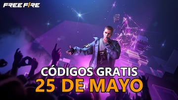 codigos free fire 25 mayo gratis