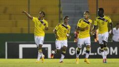 Selecci&oacute;n Colombia sub 20 celebra 