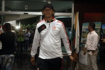 Estudiantes llegó este miércoles a Medellín para el partido frente a Nacional por Copa Libertadores.