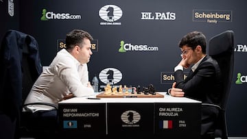 Nepomniachtchi aleja el anhelo de Carlsen
