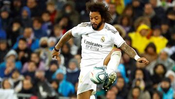 Marcelo, en un partido del Real Madrid.