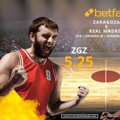Casademont Zaragoza vs. Real Madrid Baloncesto: horario, TV, estadísticas, clasificación y pronósticos
