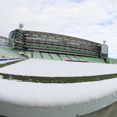 Los estadios de México que se han copado de nieve