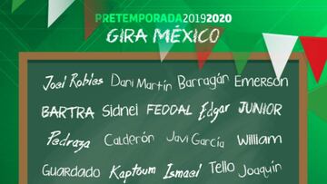 El Real Betis viaja con Guardado y Lainez rumbo a México