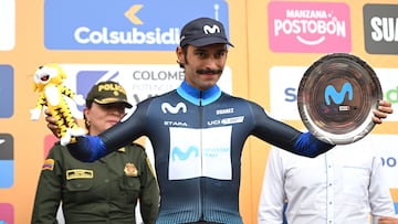 Fernando Gaviria renueva su contrato con Movistar Team.